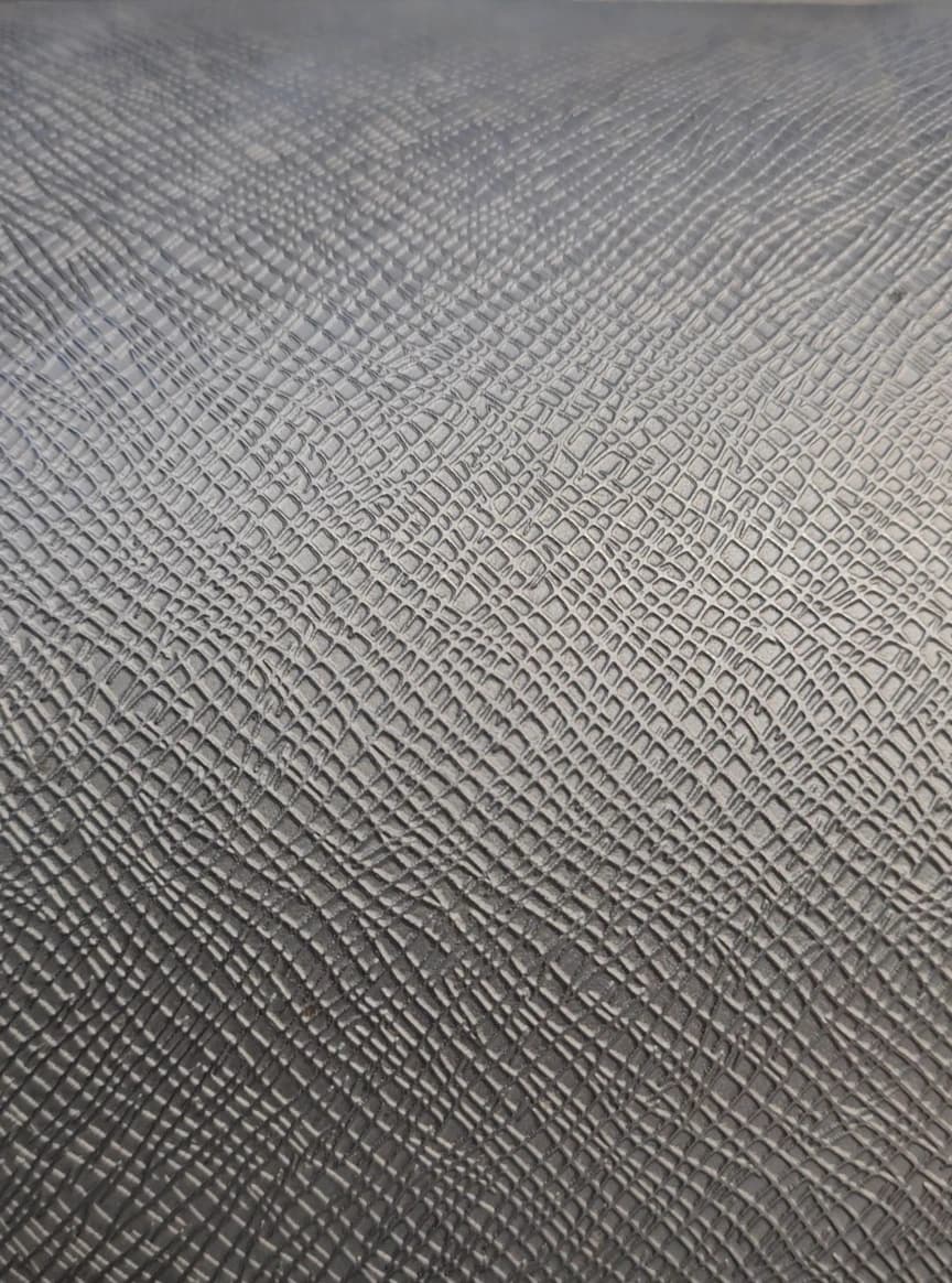 Close-up of an embossing roller engraved for Swarovski packaging