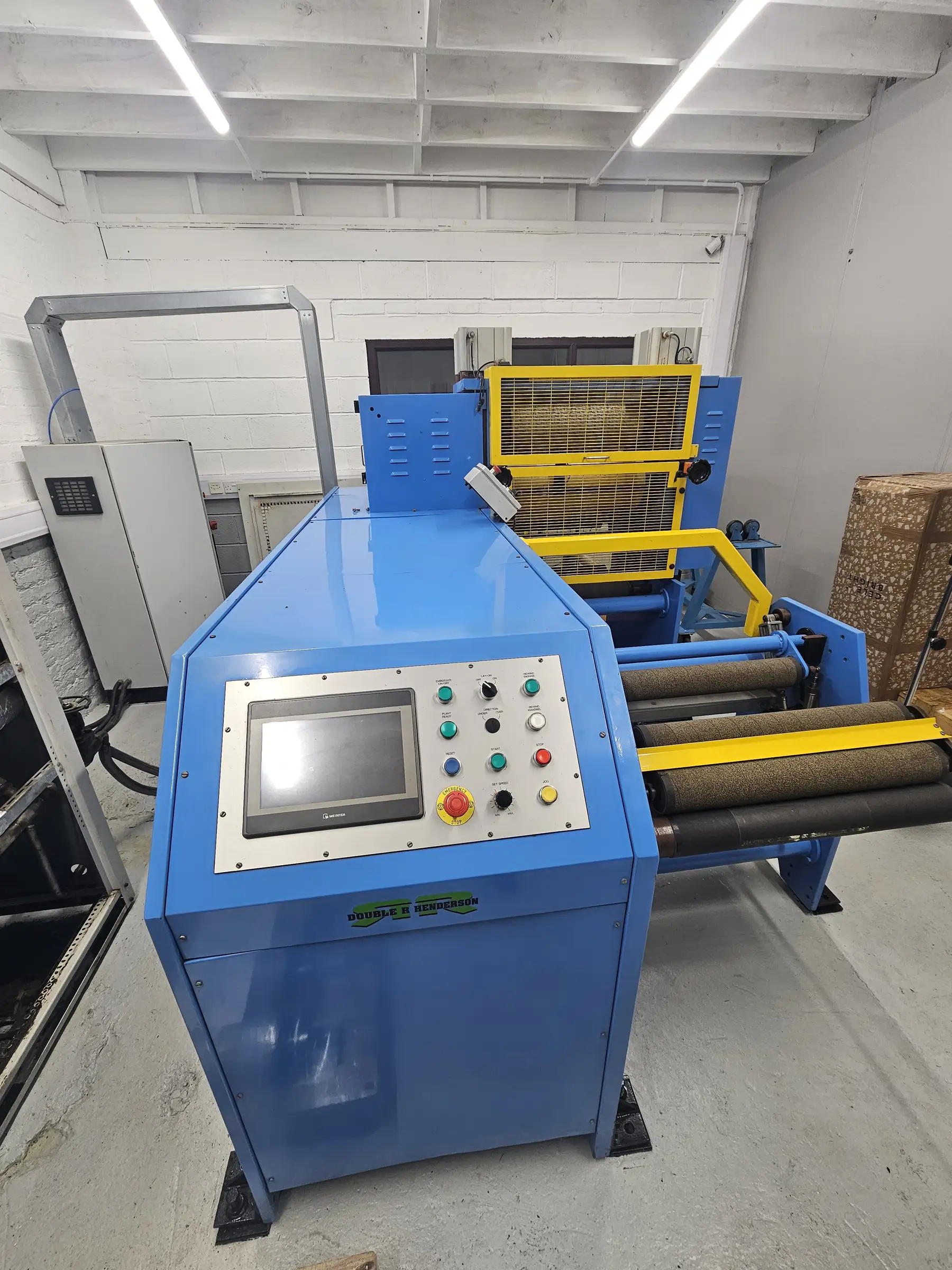 Pilot embossing machinery at Embossing Rollers Ltd