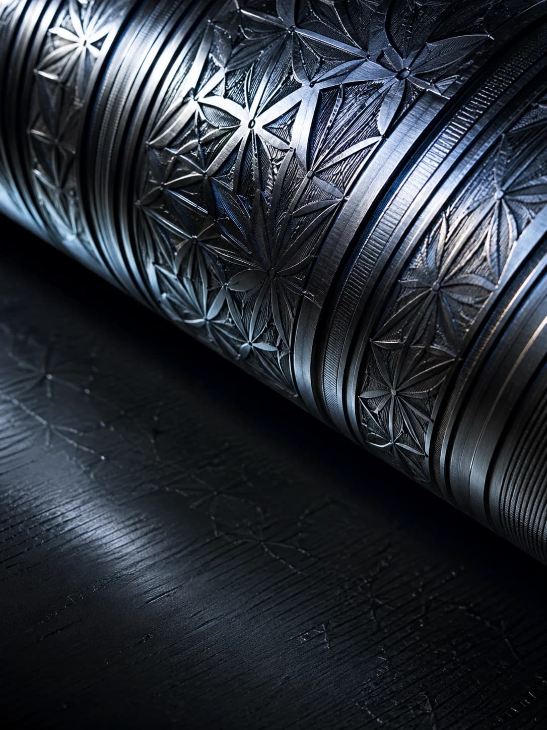 Subtle engraved metal pattern texture background